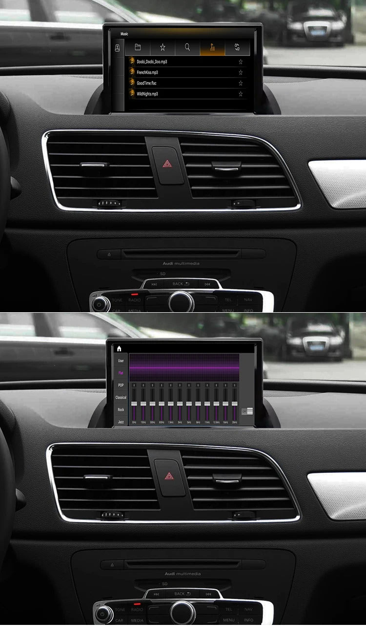 Krando 8'' Car Radio For AUDI Q3 2013-2020 Wireless CarPlay Android Auto Multimedia Player display GPS Head Unit