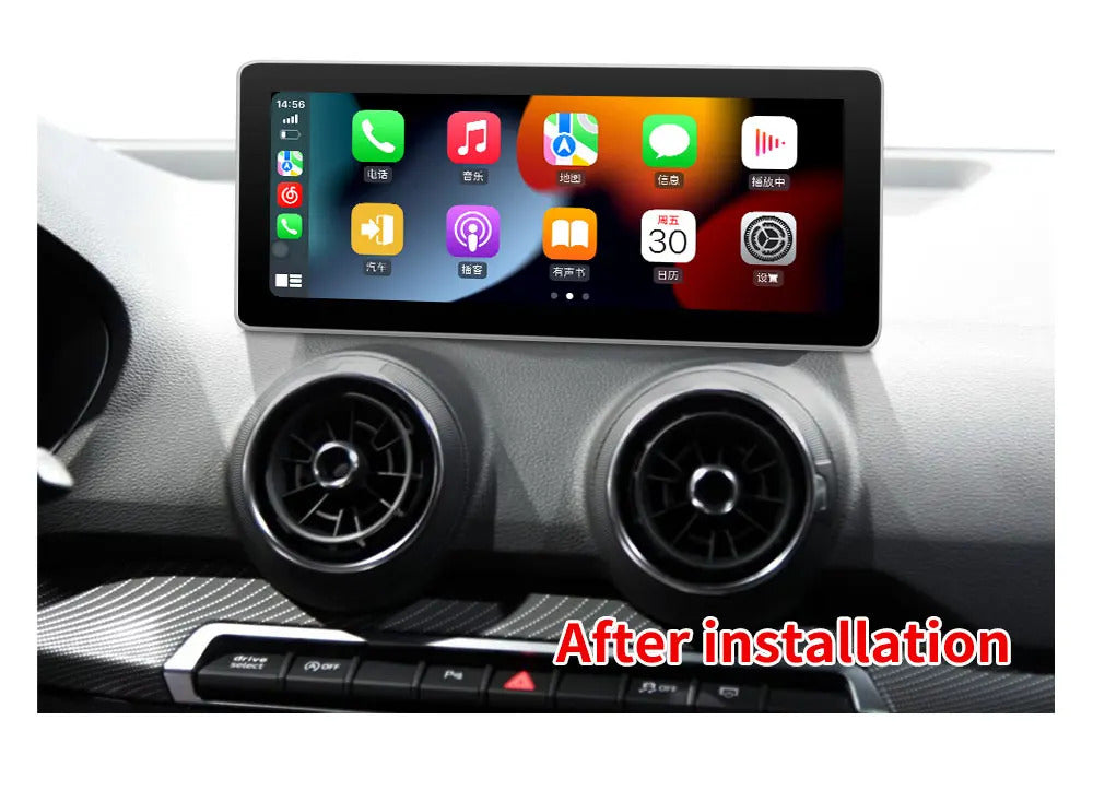 Krando 10.25 Inch Car Radio Android For AUDI Q2/Q2L 2018-2020 Stereo Multimedia Player GPS Navigation CarPlay Screen Head