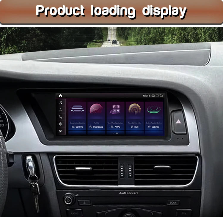 Krando 8.8 Inch Auto NBT Android System For AUDI A4/A4L 2004-2012 GPS Navigation CarPlay HD Touch Screen Head
