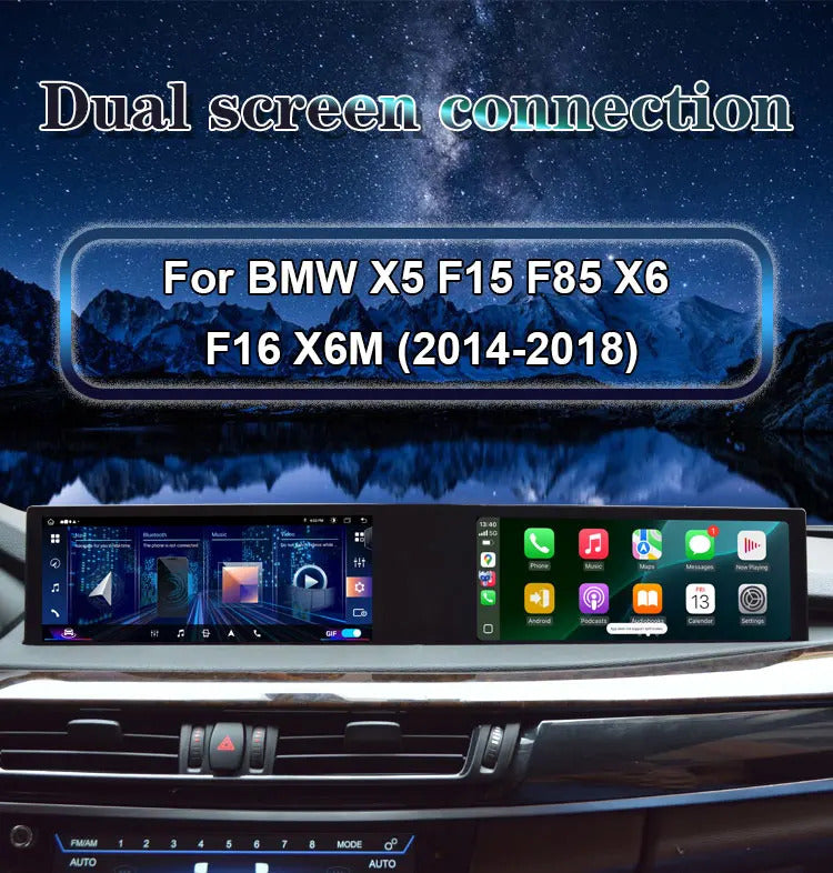 Krando 22'' Multimedia Video Android Auto GPS For BMW X5 F15 F85 X6 F16 X6M 2014-2018 Video Player Stereo Auto GPS Navigation