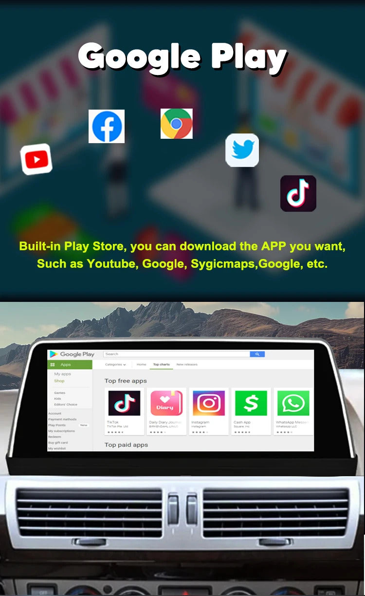 Krando 8.8'' GPS Android Auto NBT Car Radio For BMW 7 Series E65 / E66 2004-2009 Stereo Auto GPS Navigation