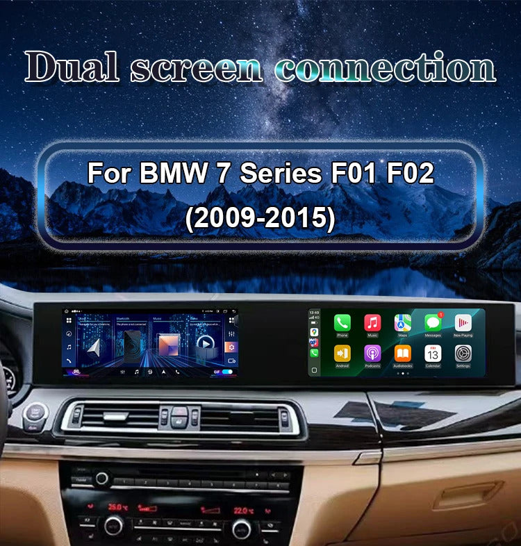 Krando 22 Inch Carplay Android Navigation For BMW 7 Series F01 F02 2009-2015 Stereo Multimedia Player GPS Navigation CarPlay HD