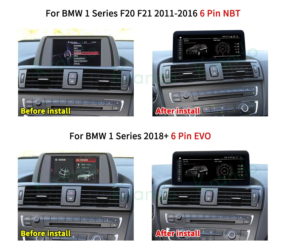 Krando 10.25'' Carplay Android DVD For BMW 1 Series F20/F21 2 Series F22/F23 Car Multimedia GPS 4G autoradio Player Stereo