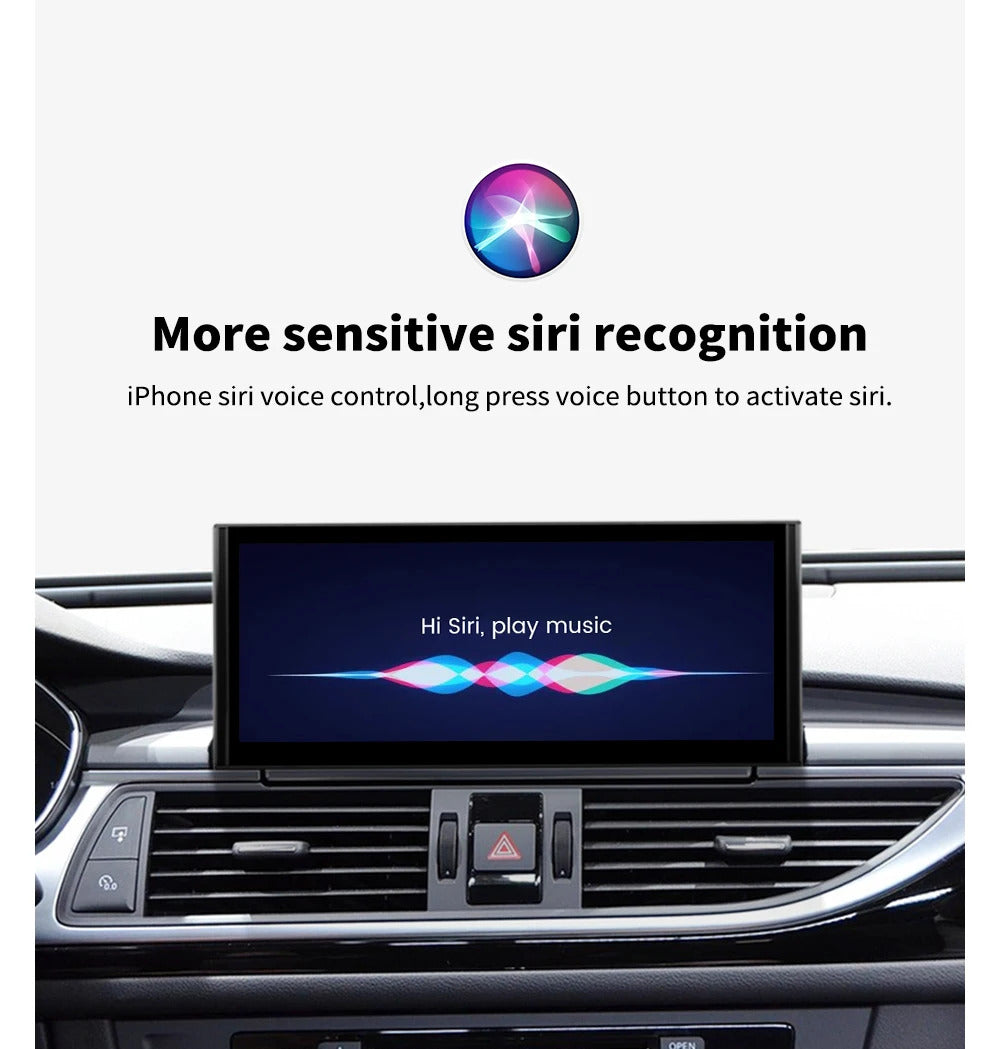 Krando 10.25 Inch DVD Auto Carplay Android Auto Radio For AUDI A6/A6L/A7 2012-2018 CarPlay HD Touch Screen Head