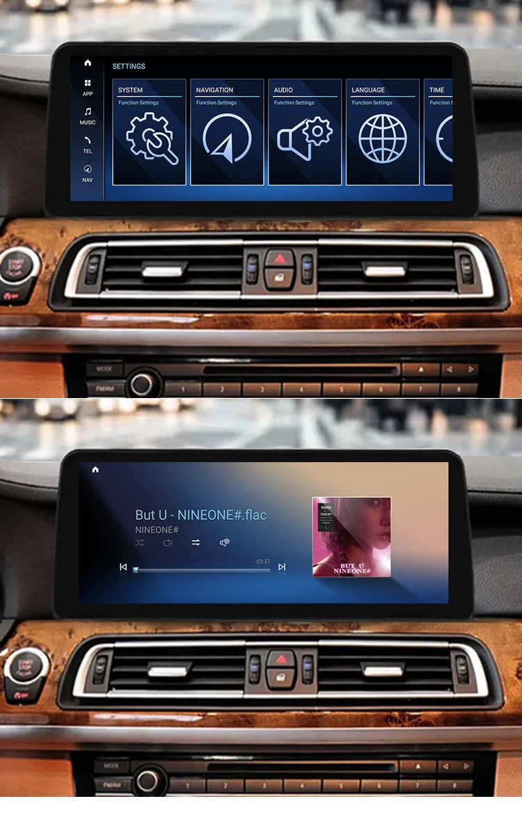 Krando 12.3''GPS Navigation Play HD carplay For BMW 7 Series F01 F02 2009-2015 Car Multimedia GPS 4G autoradio Player Stereo