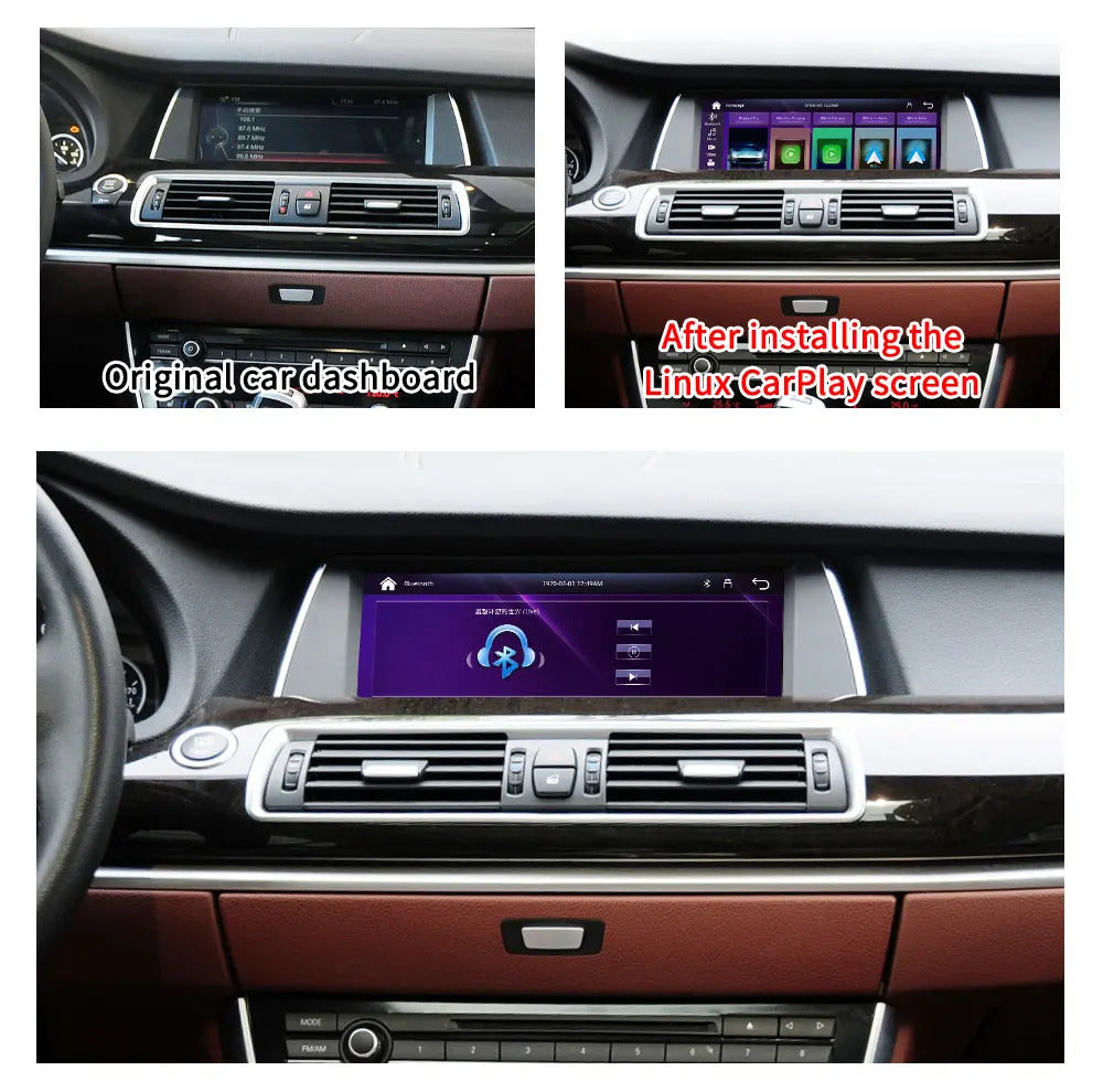 Krando 12.3''Telsa Stereo Multimedia Radio For BMW 5 Series F07 GT 2011-2012 Car Multimedia GPS 4G autoradio Player Stereo
