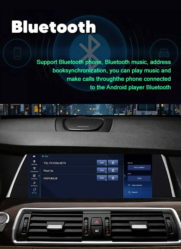 Krando 10.25'' Android Carplay Car Radio Car Multimedia for BMW 5 Series F07 GT 2011-2018 GPS Stereo Screen LHD