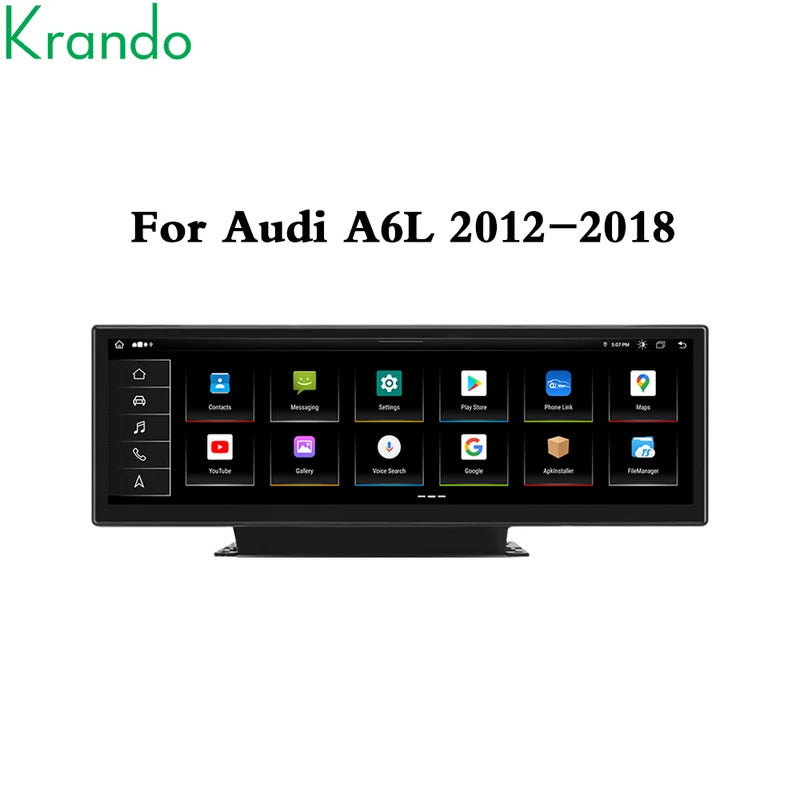 Krando 14.9 Inch Auto NBT System For AUDI A6/A6L/A7 2012 Stereo Multimedia Player GPS Navigation CarPlay HD Touch Screen Head