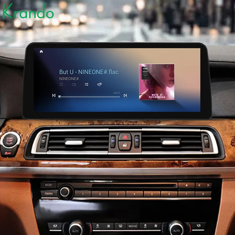Krando 12.3''GPS Navigation Play HD carplay For BMW 7 Series F01 F02 2009-2015 Car Multimedia GPS 4G autoradio Player Stereo