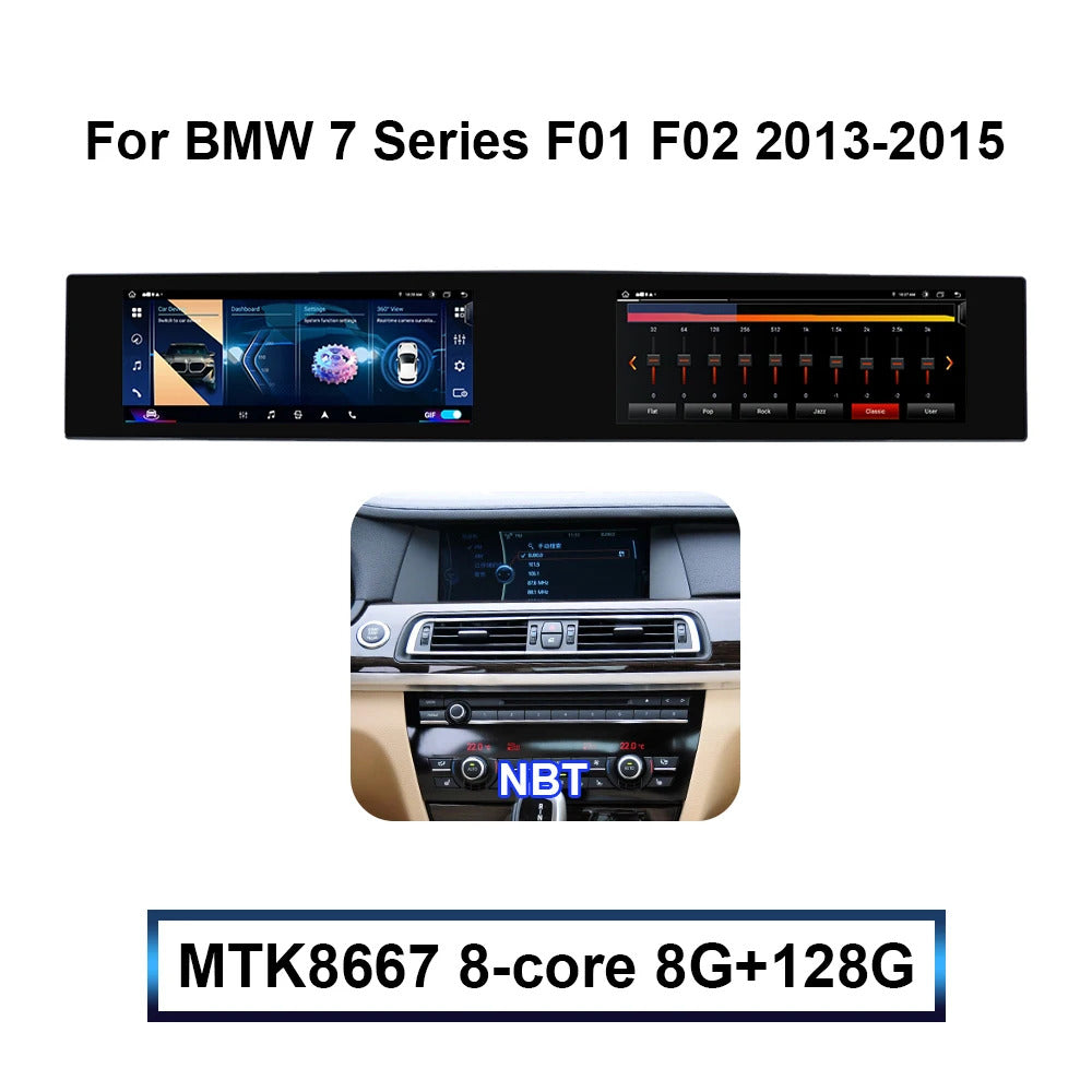 Krando 22 Inch Carplay Android Navigation For BMW 7 Series F01 F02 2009-2015 Stereo Multimedia Player GPS Navigation CarPlay HD