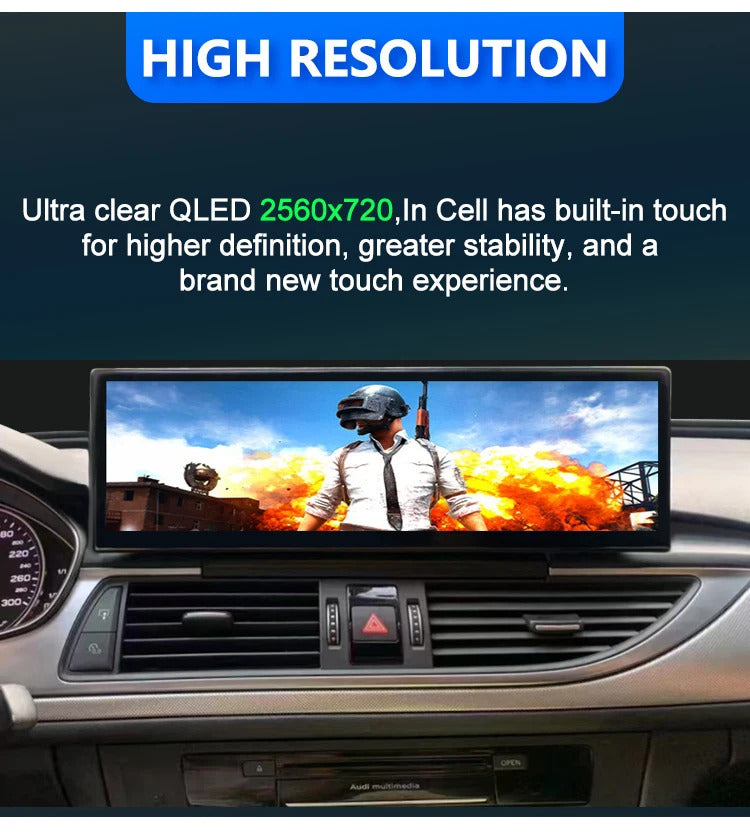 Krando 14.9 Inch Auto NBT System For AUDI A6/A6L/A7 2012 Stereo Multimedia Player GPS Navigation CarPlay HD Touch Screen Head