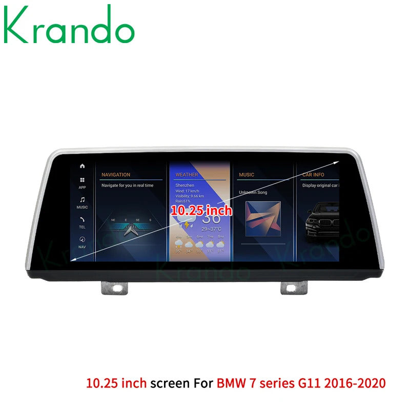 Krando 10.25'' GPS Android Auto NBT Car Radio For BMW 7 series G11 G12 2016-2020 Stereo Auto GPS Navigation