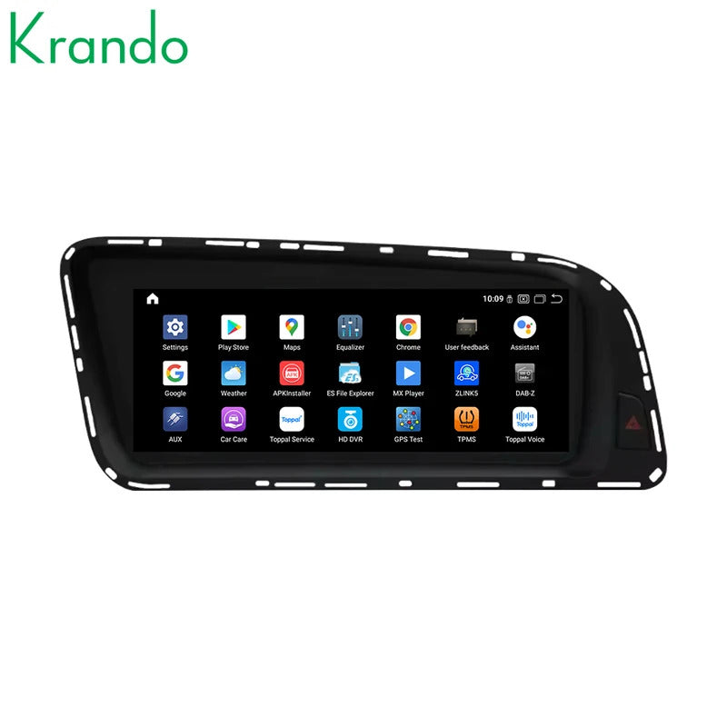 Krando 8.8'' Car Radio Auto GPS Carplay Android For AUDI Q5 2009-2017 Car Multimedia GPS 4G autoradio