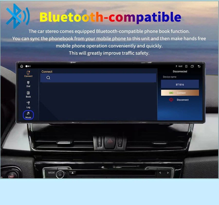 Krando 14.9 Inch Android Auto NBT System For BMW 2 Series F45 MPV 2013-2016 Stereo Multimedia Player GPS Navigation carplay