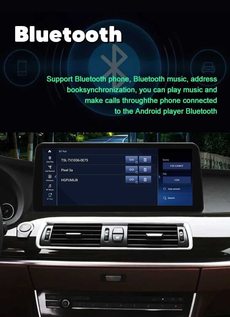 Krando 12.3'' Android Car Radio For BMW 5 Series F07 GT 2011-2018 Car Multimedia GPS 4G autoradio Player Stereo