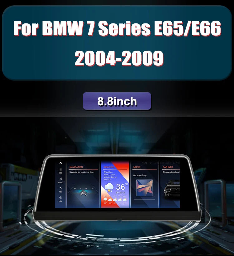 Krando 8.8'' GPS Android Auto NBT Car Radio For BMW 7 Series E65 / E66 2004-2009 Stereo Auto GPS Navigation