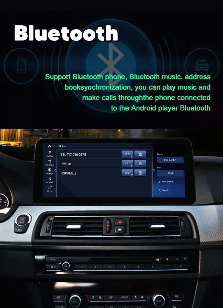 Krando 12.3'' Android Car Multimedia Radio For BMW 5 Series F10/F11 2011-2016 DVD Video Player Stereo Auto GPS Navigation