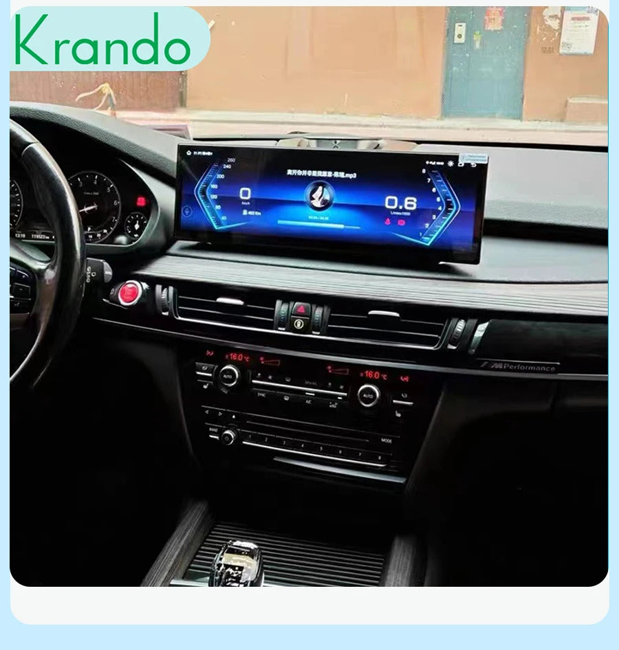 Krando 14.9'' Car Multimedia 4G autoradio Carplay Car Radio for BMW X5 X6 E70 E71 2007 - 2009 Navigation GPS Stereo Screen LHD