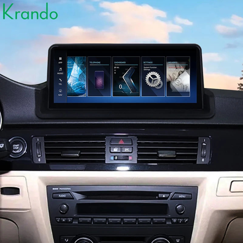 Krando 10.25''Telsa DVD Car Auto Radio Android For BMW 3 SeriesE90/E91/E92/E93/M3 Car Multimedia GPS 4G autoradio Player Stereo