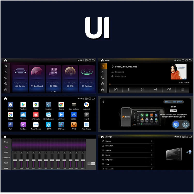 Krando 10.25'' Car Radio Auto NBT System For AUDI Q5/Q5L2018-2020 Wireless CarPlay Android display GPS Head Unit