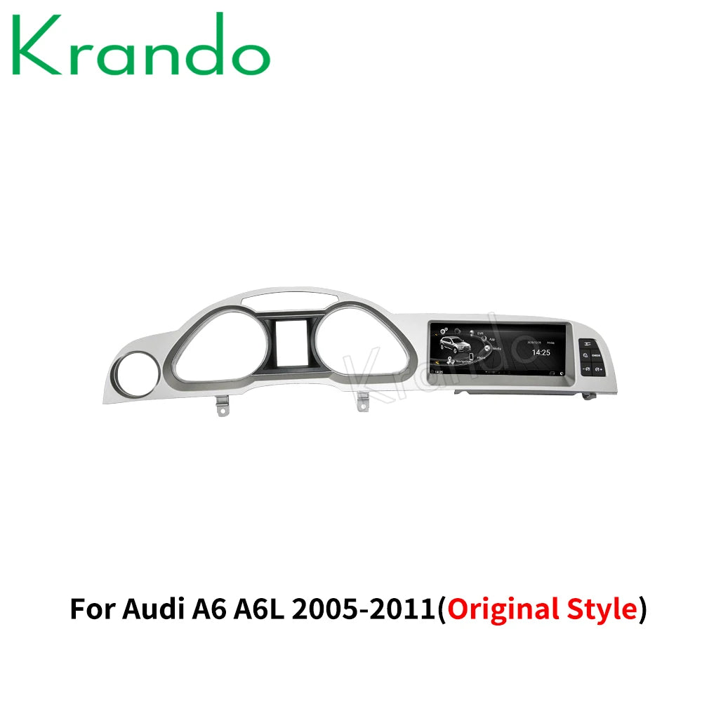 Krando 8.8'' Original OEM Style Android Car Radio For Audi A6 A6L 2005-2011 Navigation GPS stereo head unit multimedia system carplay androidauto