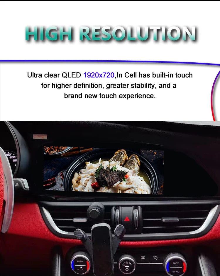 Krando 10.25" Android car navigation for Alfa Romeo Giulietta 2016-2024 car multimedia radio gps stereo wifi 4g carplay android auto