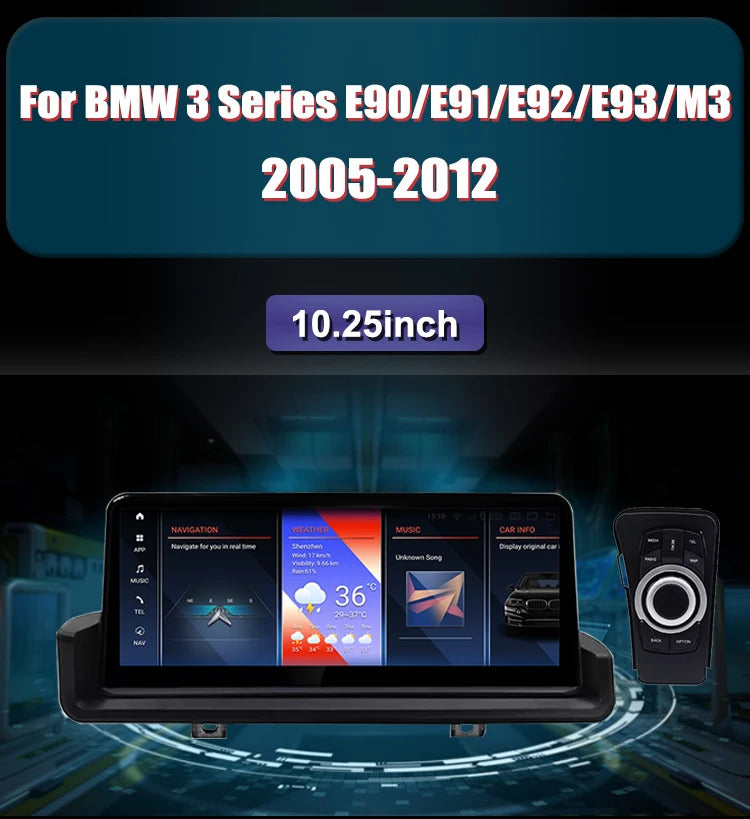 Krando 10.25''Telsa DVD Car Auto Radio Android For BMW 3 SeriesE90/E91/E92/E93/M3 Car Multimedia GPS 4G autoradio Player Stereo