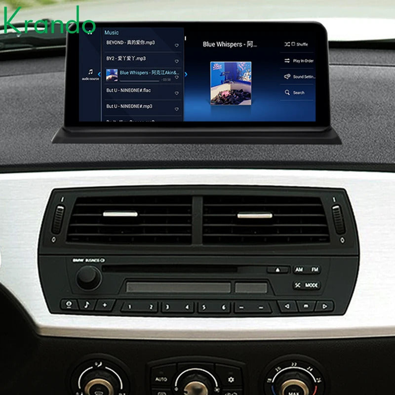 Krando 10.25 Inch Carplay Android Car Radio NBT For BMW Z4 E85 2004-2008 Multimedia Player GPS Navigation CarPlay HD Touch