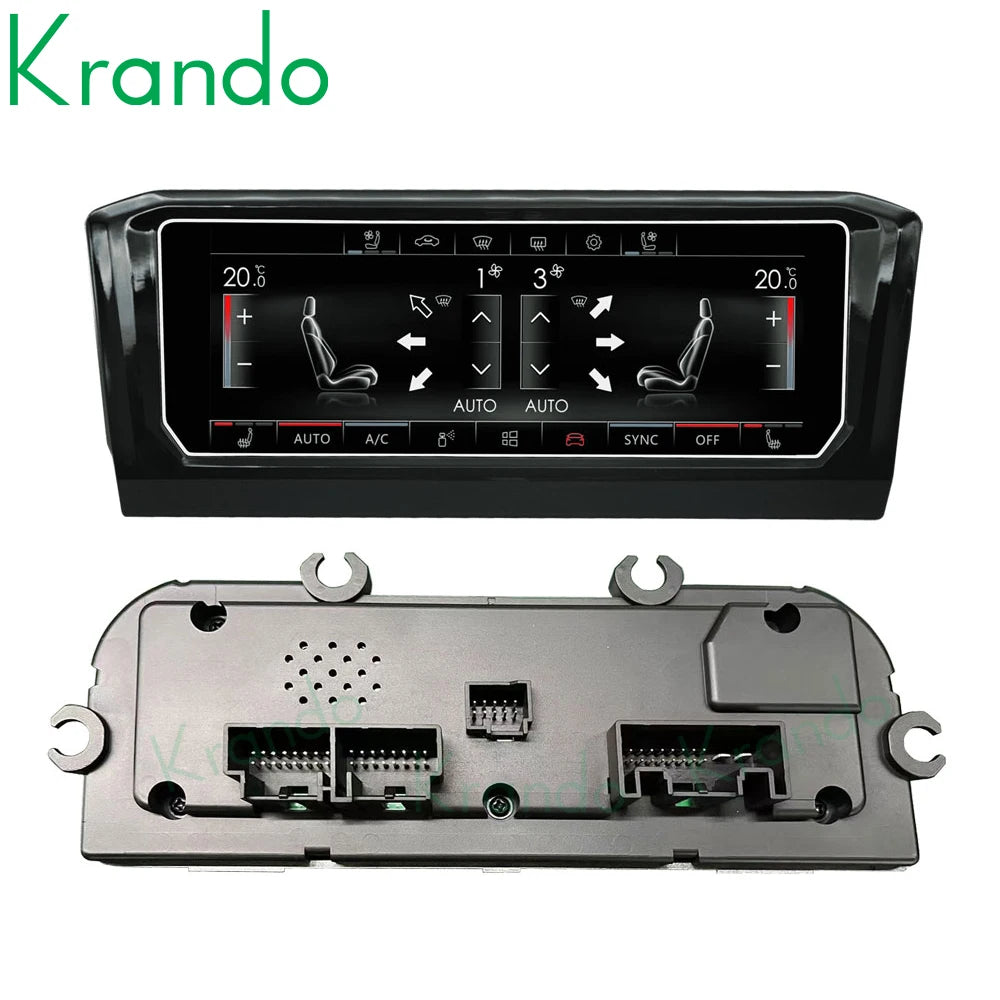 Krando Digital AC Control Panel For VW GOLF 7 Passat B8 Tiguan MK2 2013 - 2022 Air Conditioner Climate touch Screen