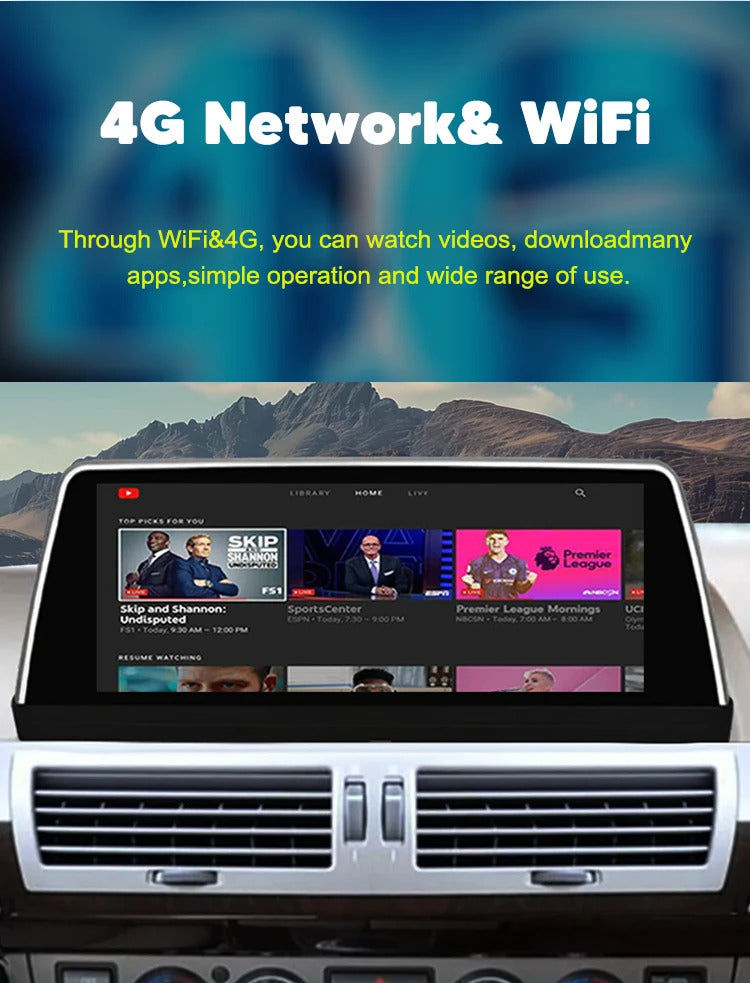 Krando 8.8'' GPS Android Auto NBT Car Radio For BMW 7 Series E65 / E66 2004-2009 Stereo Auto GPS Navigation