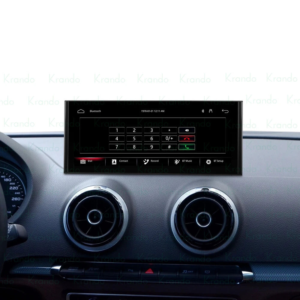 Krando 12.3 Inch DVD Multimedia Video Player Stereo For AUDI A3 2013-2020 GPS Stereo Screen LHD Auto WIFI