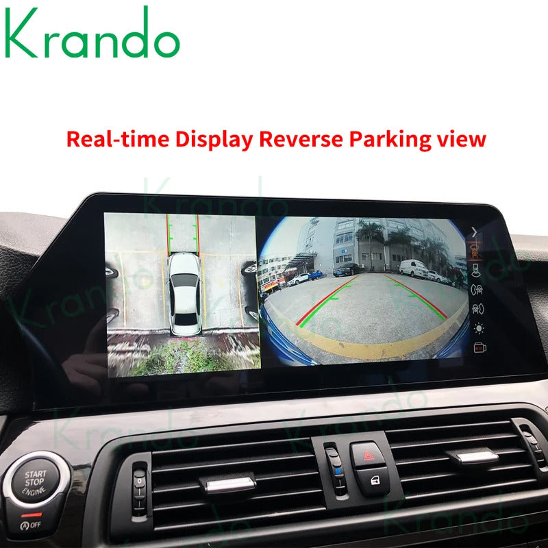 Krando 12.3 Inch Car Radio Android For BMW BMW 5 Series F10/F11 2011-2012 Multimedia Player GPS Navigation CarPlay Screen Head