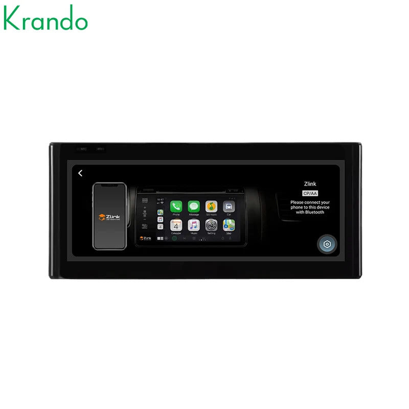 Krando 10.25 Inch Auto GPS Navigation Car Radio For AUDI A1 2010-2018 Multimedia Player GPS Navigation CarPlay HD Touch
