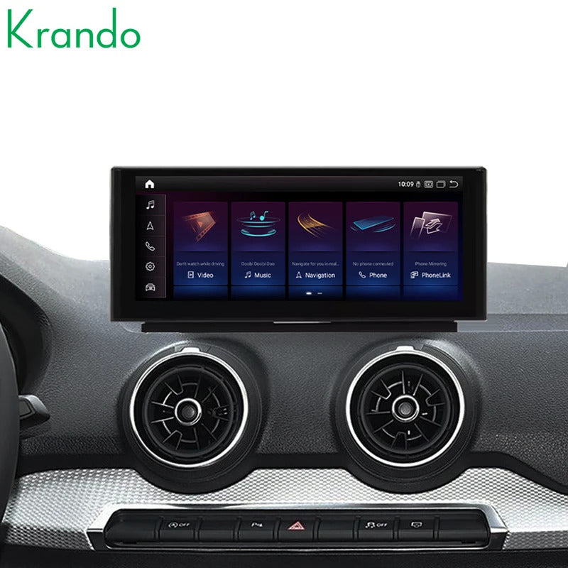 Krando 10.25 Inch DVD Auto NBT System For AUDI Q2/Q2L 2018-2020 SNavigation CarPlay HD Touch Screen Head