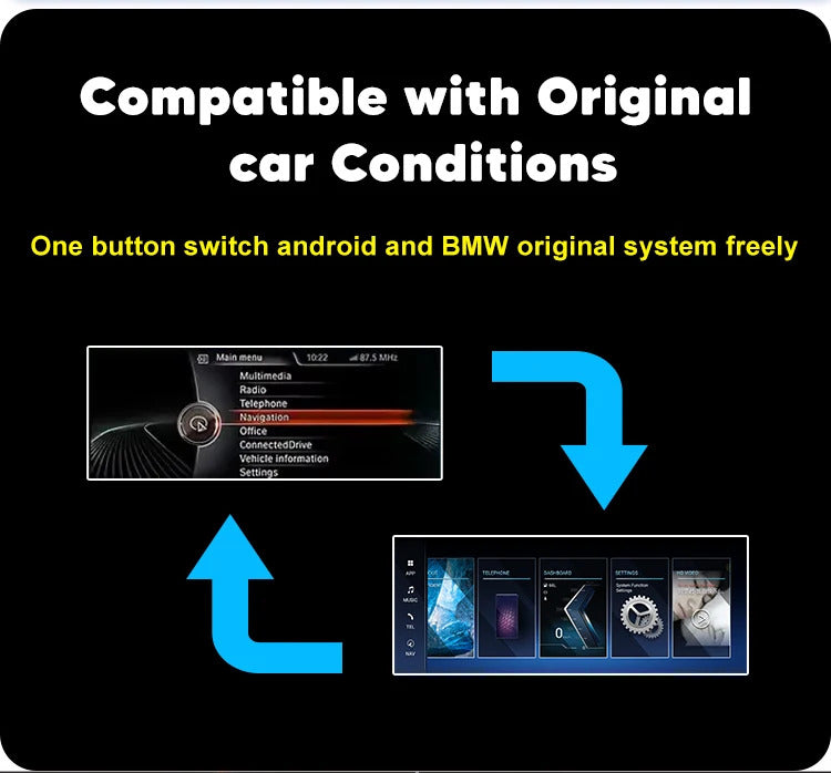 Krando 10.25'' Android Carplay Car Radio Car Multimedia for BMW 1/2 Series F20/F21/F22 F23 2011-2016 GPS Stereo Screen