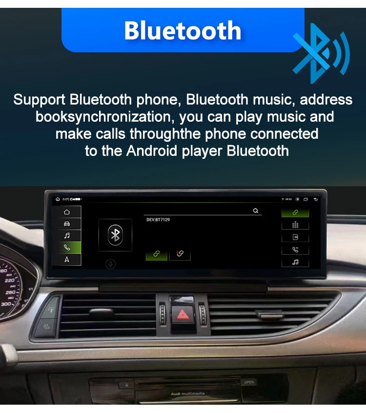 Krando 14.9 Inch Auto NBT System For AUDI A6/A6L/A7 2012 Stereo Multimedia Player GPS Navigation CarPlay HD Touch Screen Head