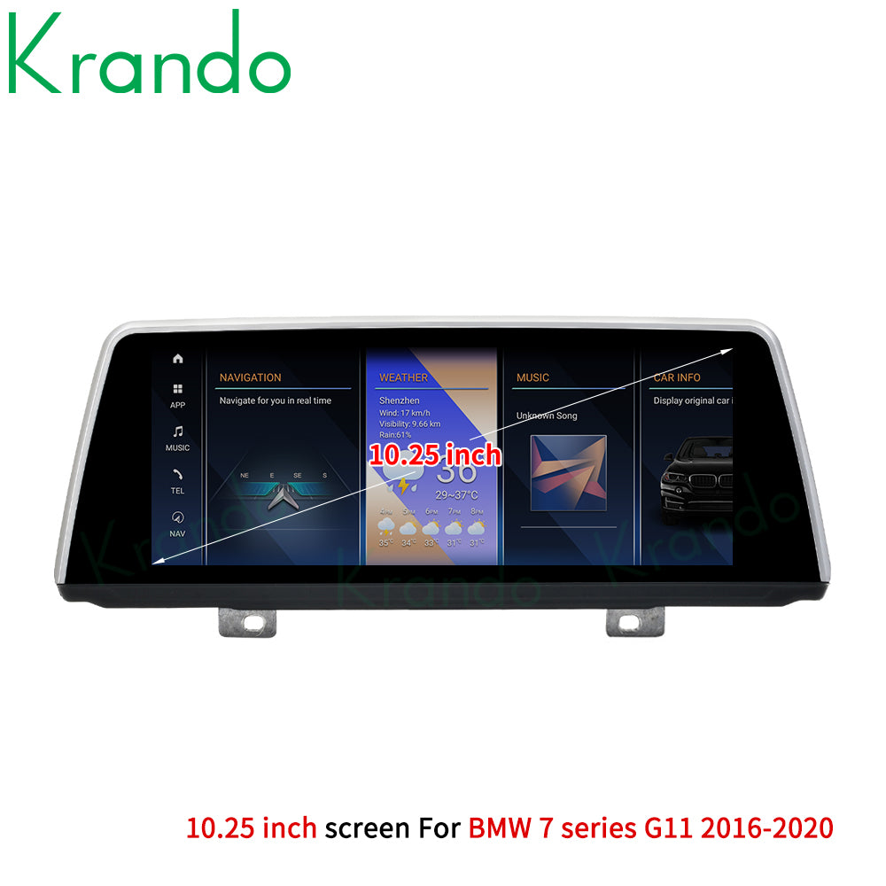 Krando 10.25'' GPS Android Auto NBT Car Radio For BMW 7 series G11 G12 2016-2020 Stereo Auto GPS Navigation