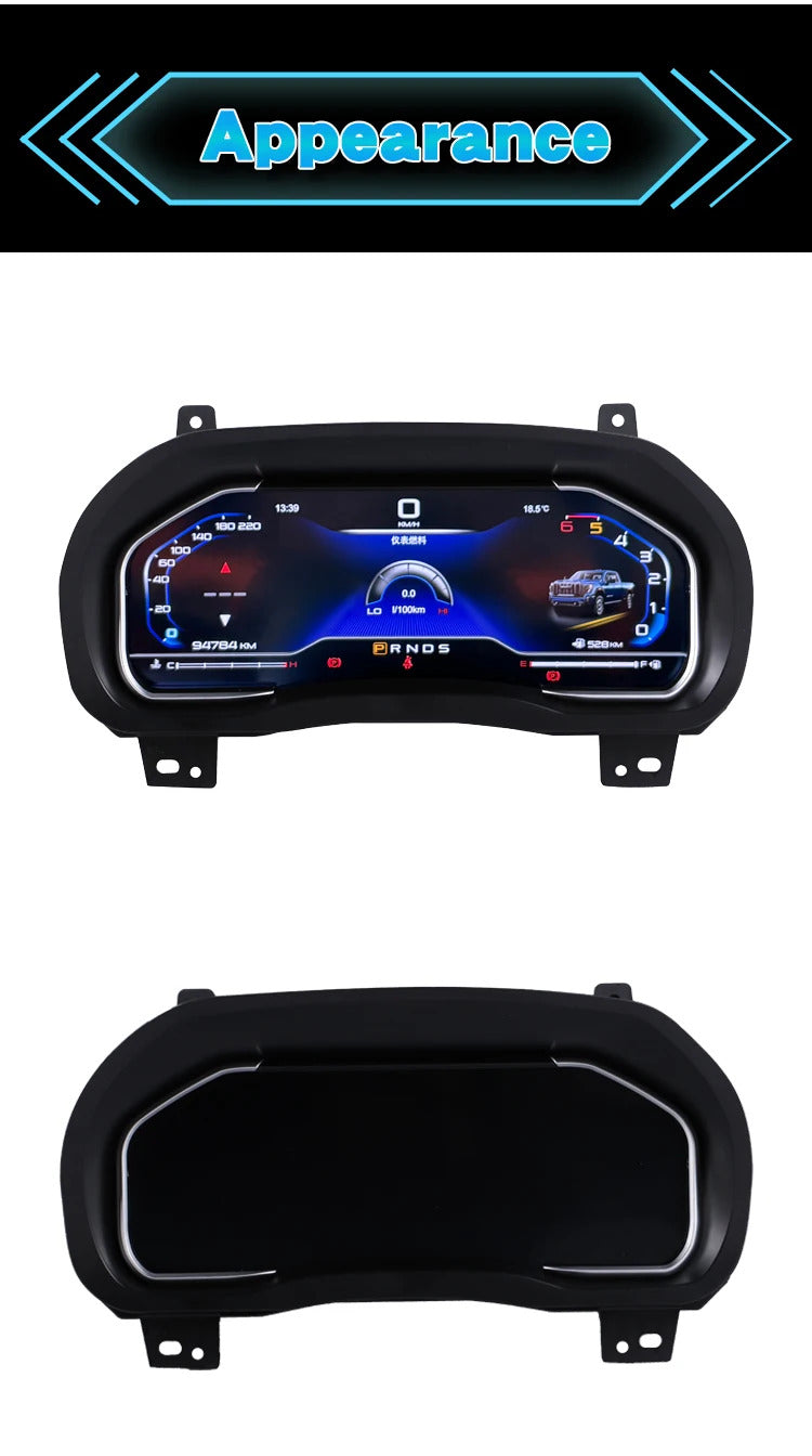 Krando 12.3'' Linux Upgrade Car Digital Cluster Instrument Cockpit for Chevrolet Silverado GMC Sierra 2013 - 2020 LCD Dashboard