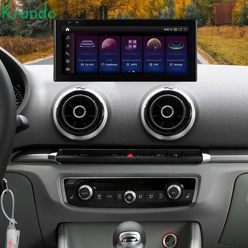 Krando 12.3 Inch Android Auto Radio Screen For AUDI A3 2013-2020 CarPlay HD Touch Screen Head