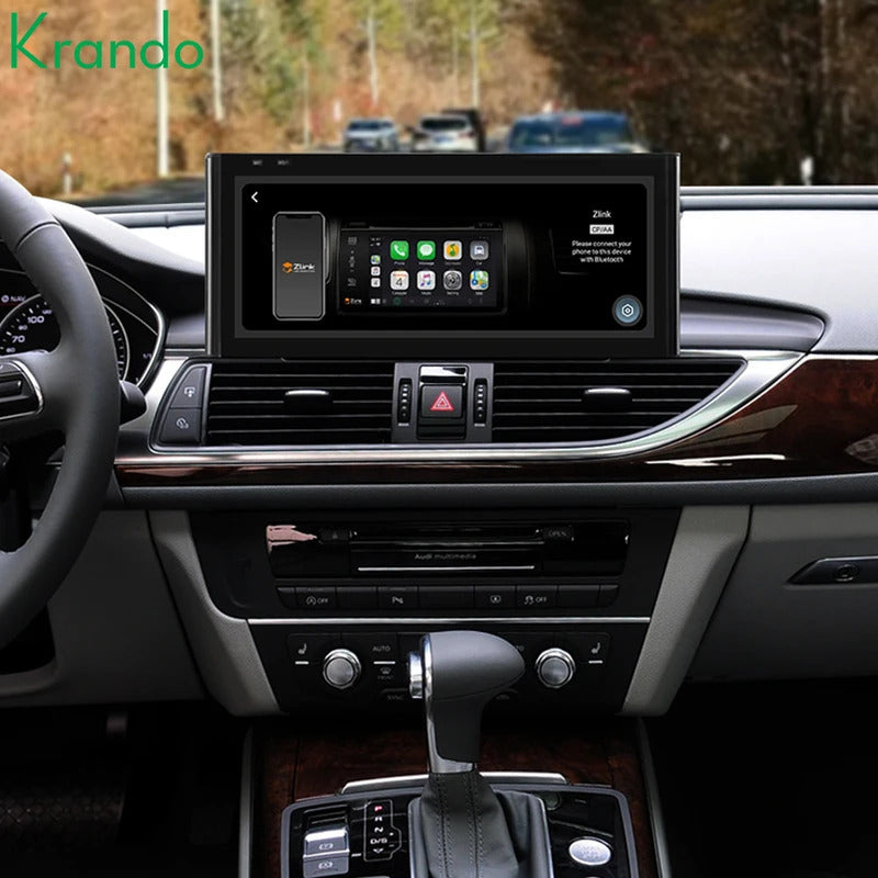 Krando 12.3'' Car Radio Auto NBT System ForAUDI A6/A6L/A7 2012-2018 Wireless CarPlay Android display GPS Head Unit