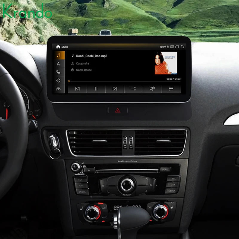 Krando 12.3 Inch Auto NBT System For AUDI Q5 2009-2017 Stereo Multimedia Player GPS Navigation CarPlay