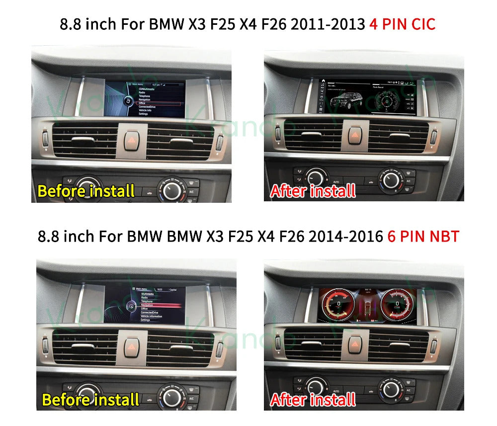 Krando 10.25 inch Android Auto NBT System Car Radio Car Multimedia for BMW X3 G01 2018 GPS Stereo Screen LHD