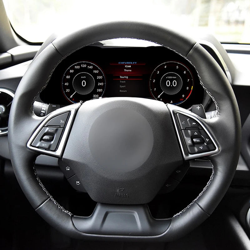 Krando 12.3'' Linux Car Digital Cluster For Chevrolet Camaro 2010 - 2015 LCD Dashboard Panel Virtual CockPit Speedometer Instrument