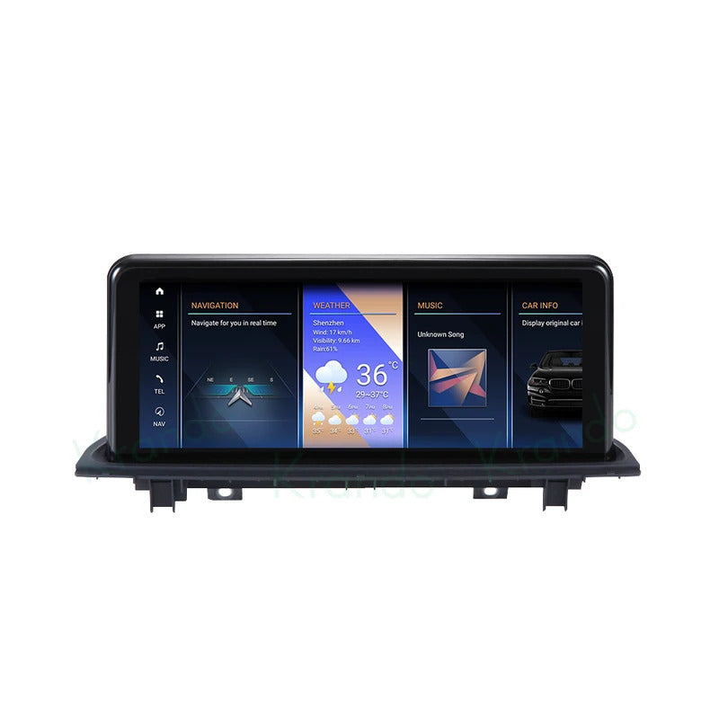 Krando 10.25'' Android Auto GPS NBT System For BMW X1 F48 2016-2018 Video Player Stereo Auto GPS Navigation