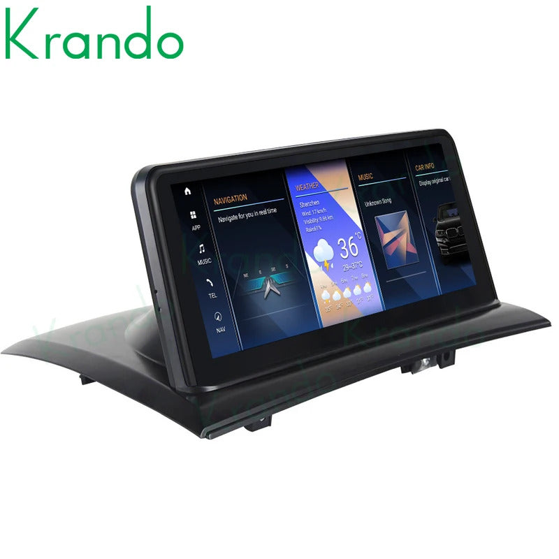 Krando 12.3 Inch Navigation Car Radio Android For BMW X3 E83 2004-2009 Head Unit Multimedia Player 4G autoradio