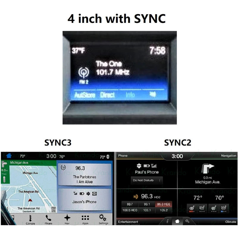 Krando 13.6'' Telsa style verticial screen car radio For Ford Explorer 2011-2020 android navigation multimedia system wifi 4g carplay android auto