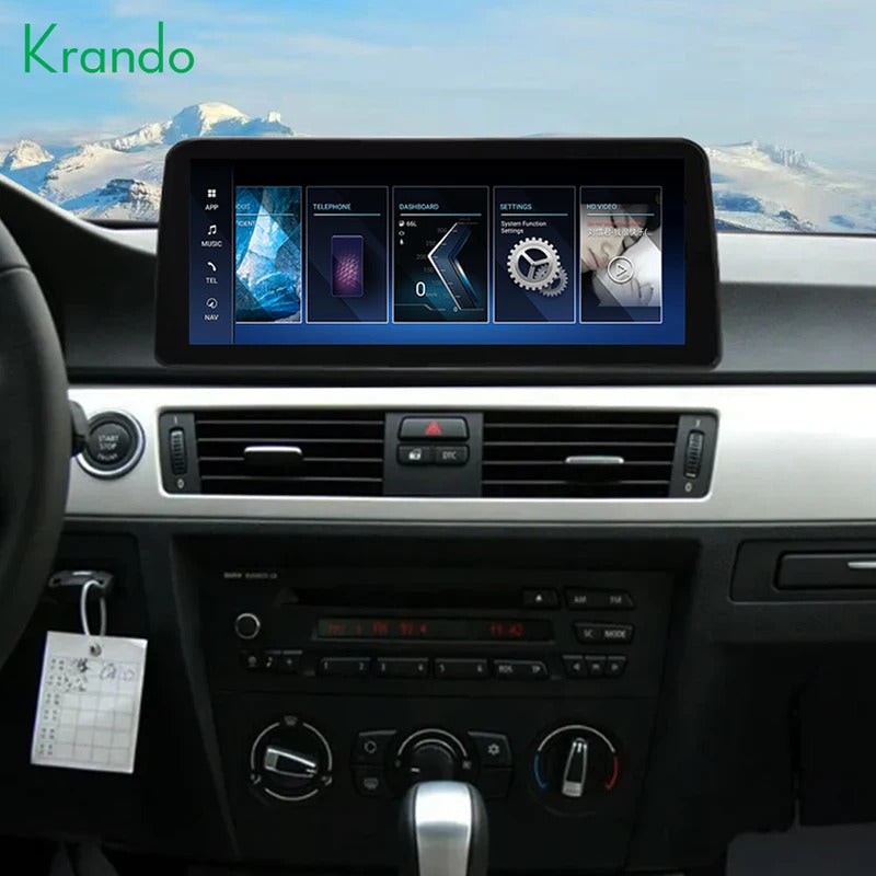 Krando 12.3'' Car Rad DVD Android For BMW 3 SeriesE90/E91/E92/E93/M3 2005-2012 Car Multimedia GPS 4G autoradio Player Stereo