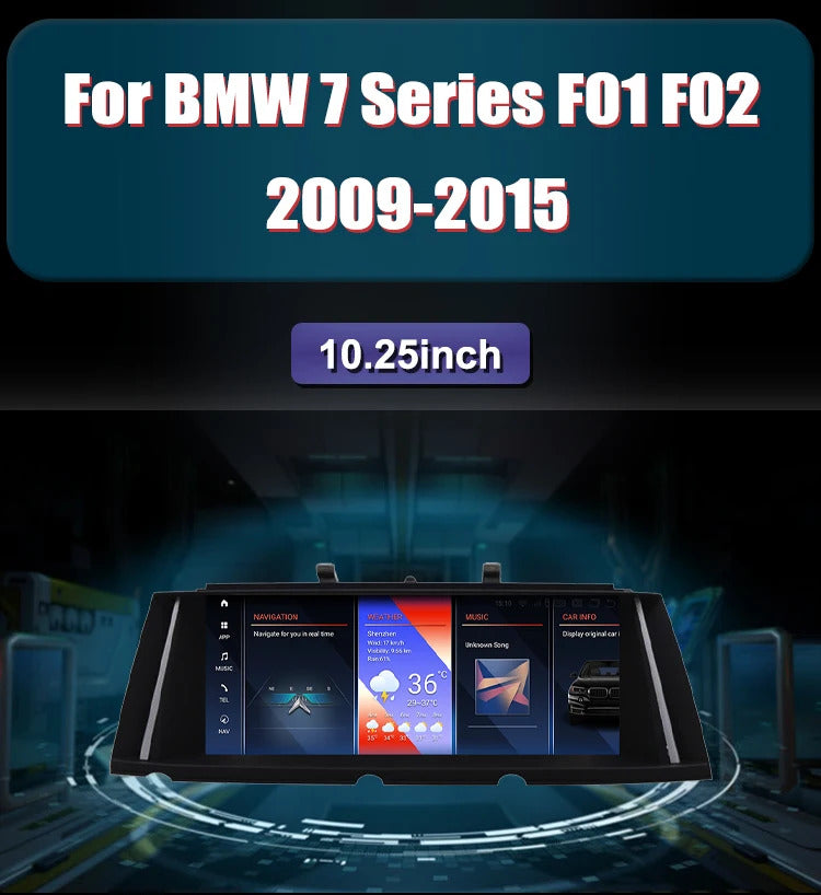 Krando 10.25'' Carplay Car Radio Android For BMW 7 Series F01 F02 2009-2015 Car Multimedia GPS 4G autoradio