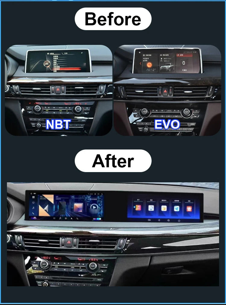 Krando 22'' Multimedia Video Android Auto GPS For BMW X5 F15 F85 X6 F16 X6M 2014-2018 Video Player Stereo Auto GPS Navigation