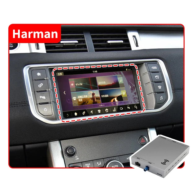 Krando Wireless Android Auto Apple CarPlay Interface module For Land range Rover Jaguar Bosch harman camera active Upgrade Box